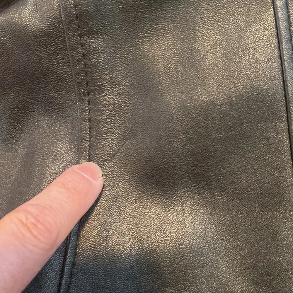 🔥BUNDLESALE Mens XS S authentic mink fur leather jacket coat Italian Milano